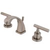 Kingston Brass KS4948CML Manhattan 8" Widespread Bathroom Faucet, Brushed Nickel KS4948CML